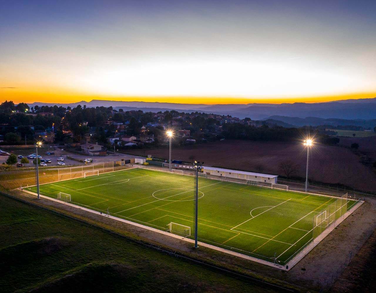 Soccer field of Castellnou del Bages